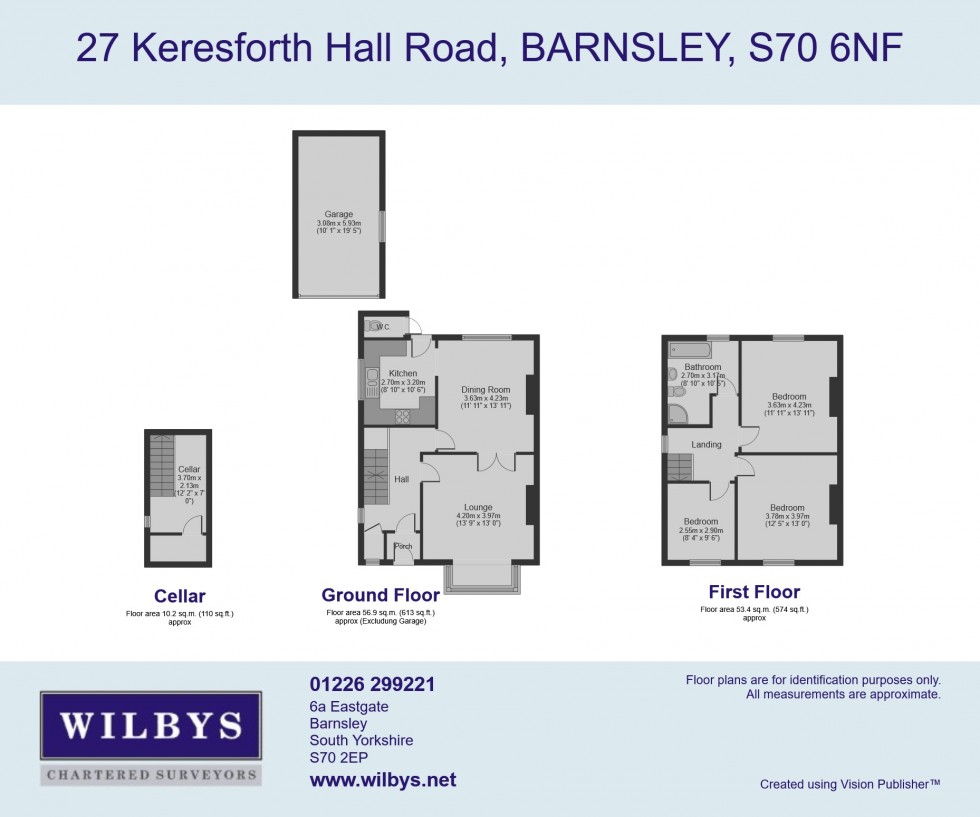 Floorplan for Keresforth Hall Road, Barnsley