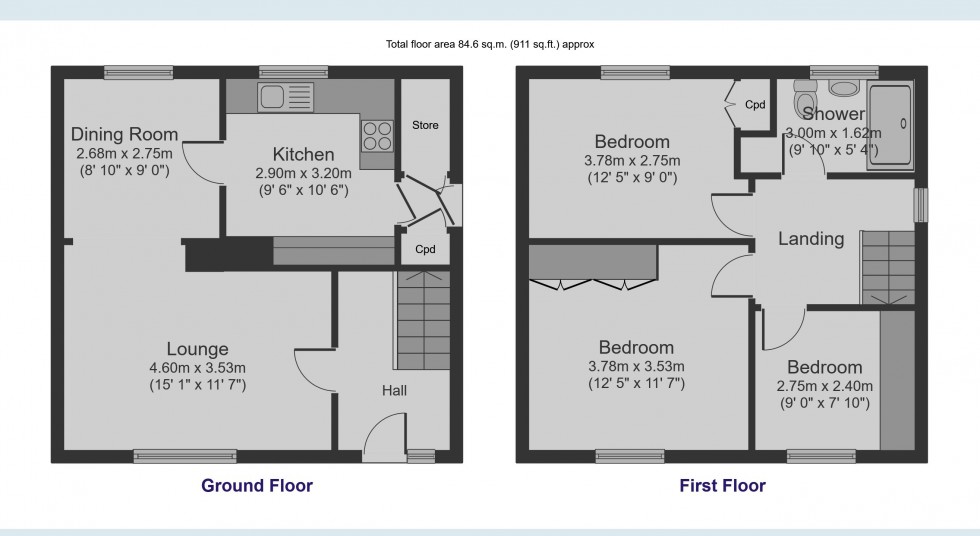 Floorplan for Boundary Street, Barnsley