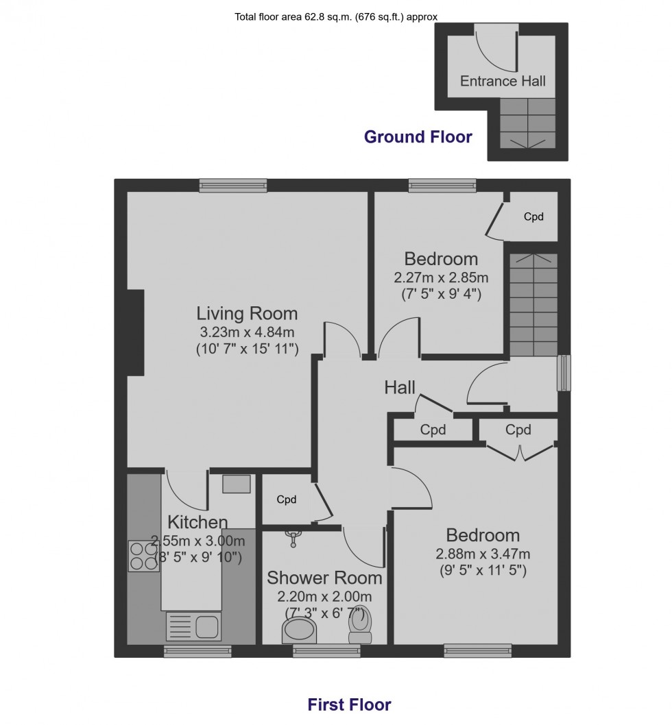 Floorplan for Helena Close, Barnsley