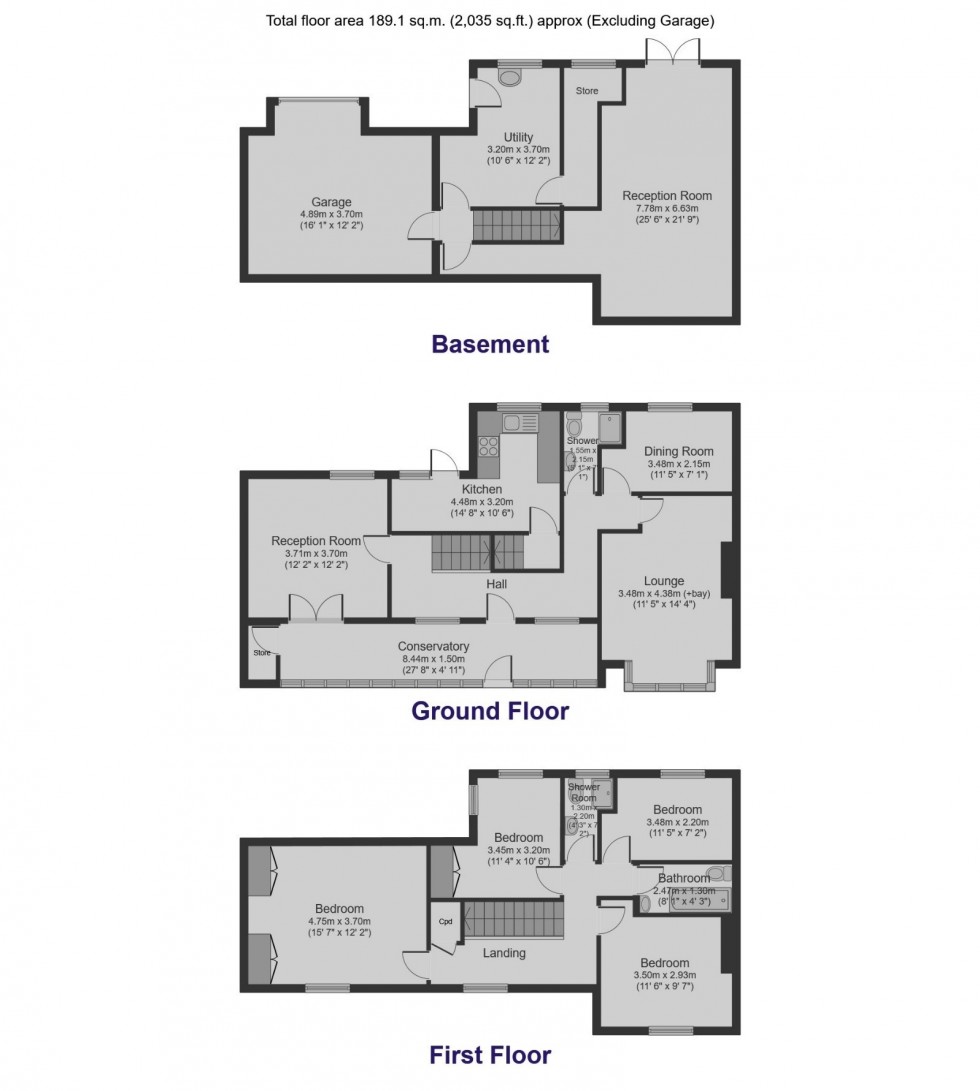 Floorplan for Park Road, Barnsley