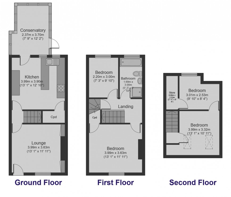 Floorplan for Agnes Road, Barnsley