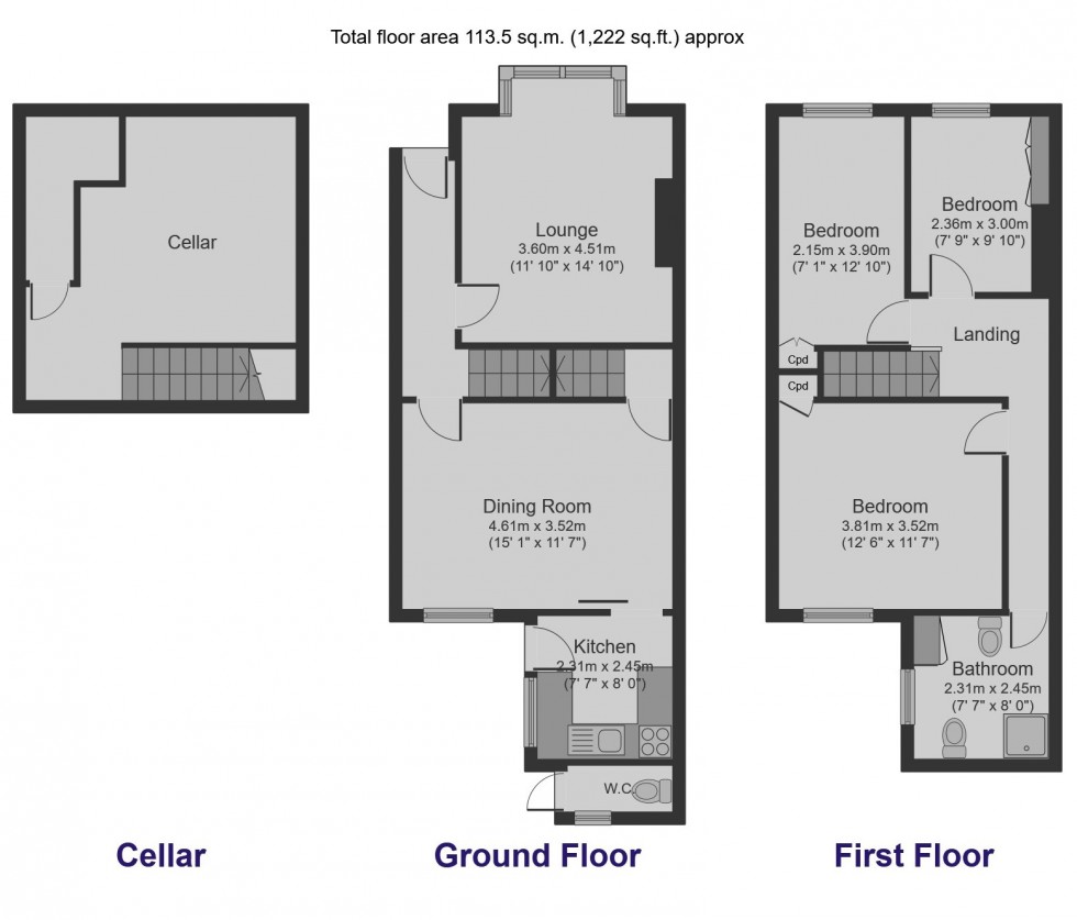 Floorplan for Grove Street, Barnsley