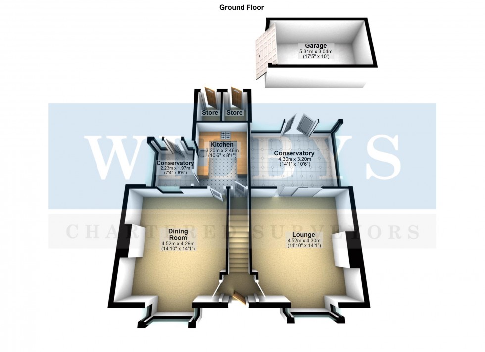 Floorplan for Staincross Common, Staincross, Barnsley