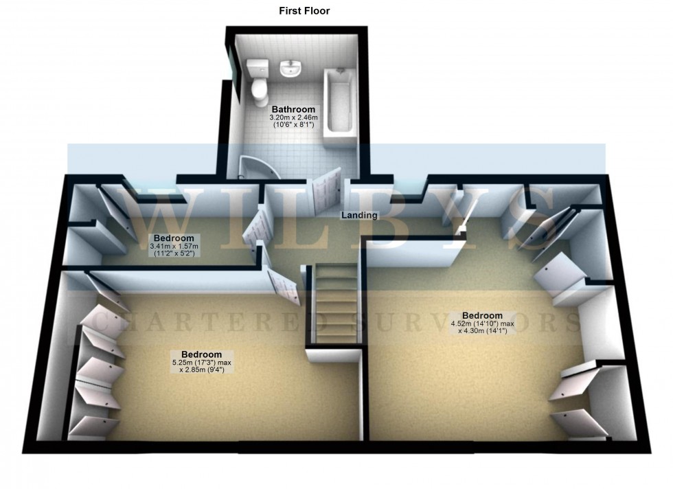 Floorplan for Staincross Common, Staincross, Barnsley