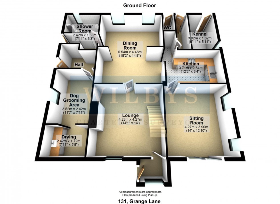 Floorplan for Grange Lane, 131 Grange Lane, Thorpe Hesley, Rotherham