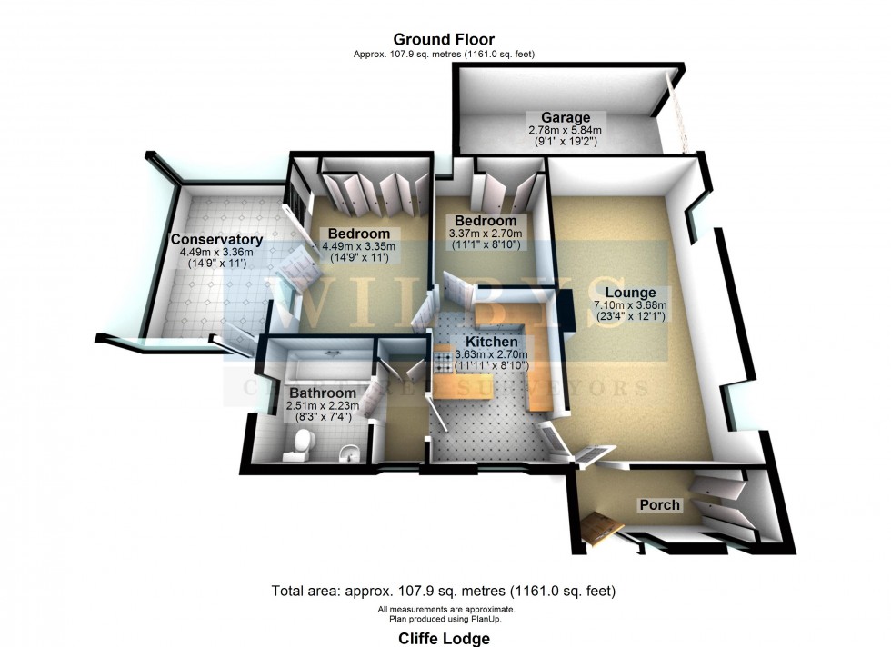 Floorplan for Burton Road, Monk Bretton, Barnsley