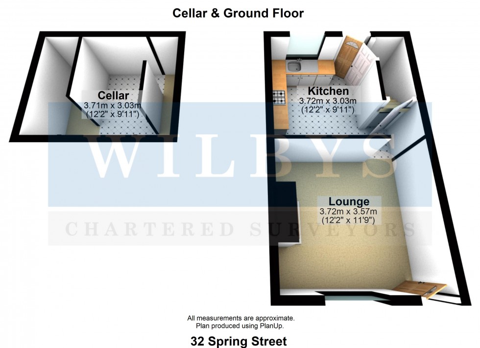 Floorplan for Spring Street, Barnsley