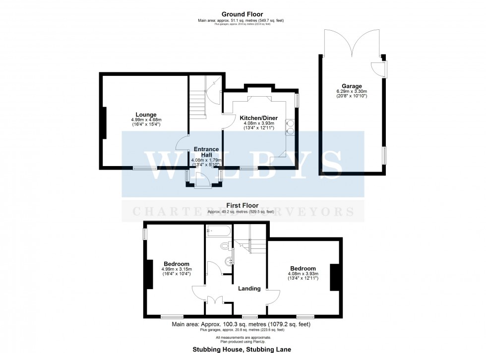 Floorplan for Stubbing Lane, Worrall, Sheffield