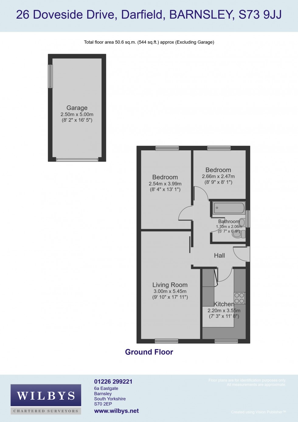 Floorplan for Doveside Drive, Darfield, Barnsley