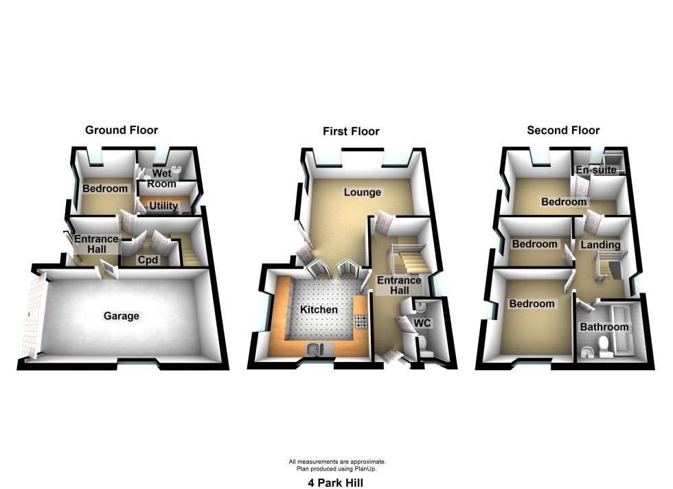 Floorplan for Park Hill, Darfield, Barnsley