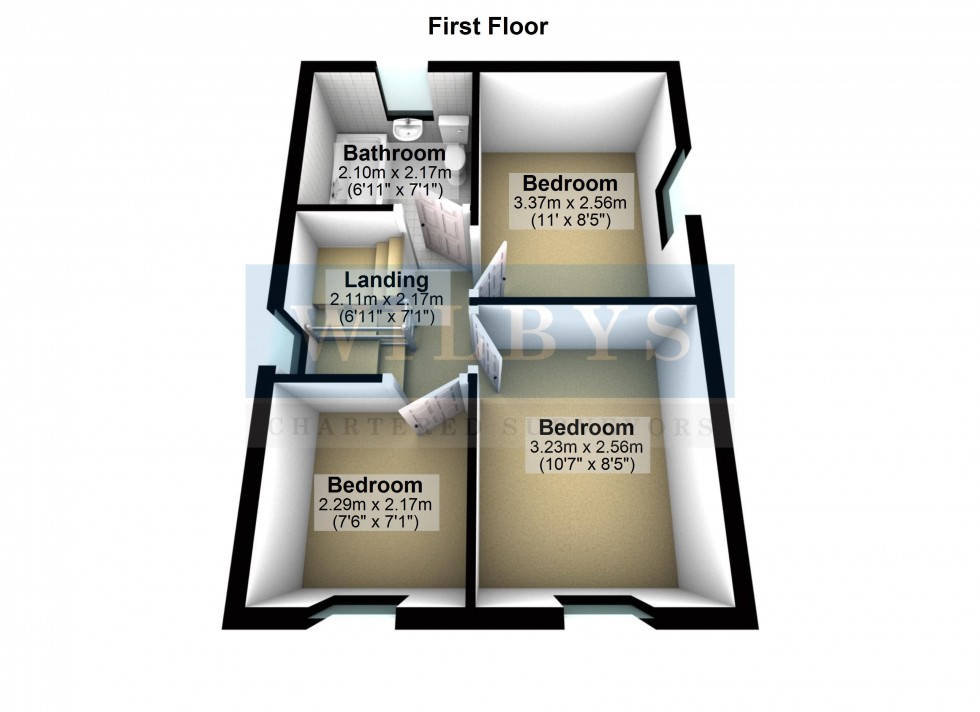 Floorplan for Wood Street, Wombwell, Barnsley